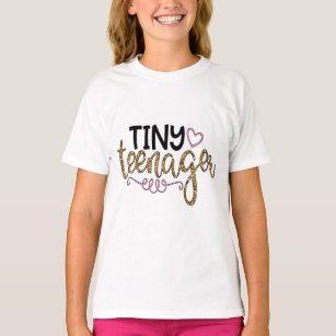 Tiny Teenager Glittered Girls T-Shirt