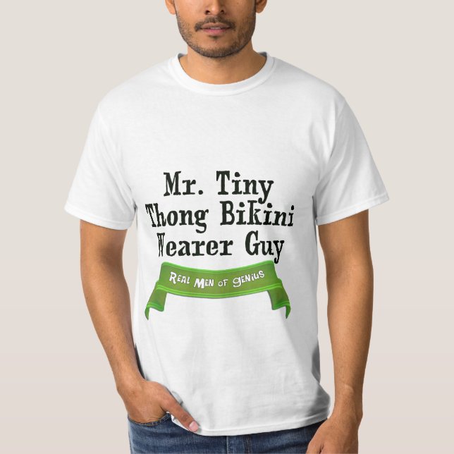 TIny Thong Bikini T-Shirt (Front)