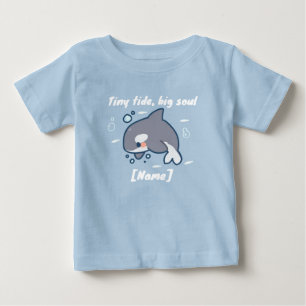 Tiny Tide Whale T-shirt – Custom Name