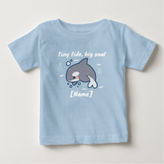 Tiny Tide Whale T-shirt – Custom Name