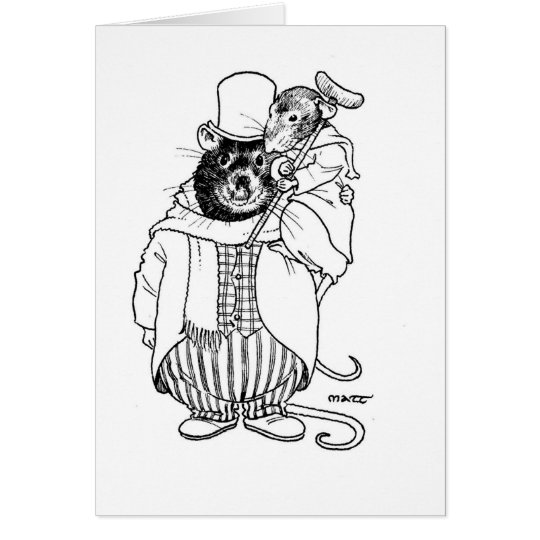Tiny Tim & Bob Cratchett Card