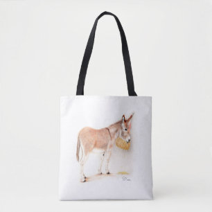 Tiny Tim Donkey Tote Bag