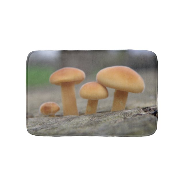 Tiny Toadstools Macro Bath Mat (Front)