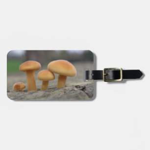 Tiny Toadstools Macro Custom Luggage Tag
