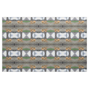 Tiny Toadstools Macro Patterned Fabric