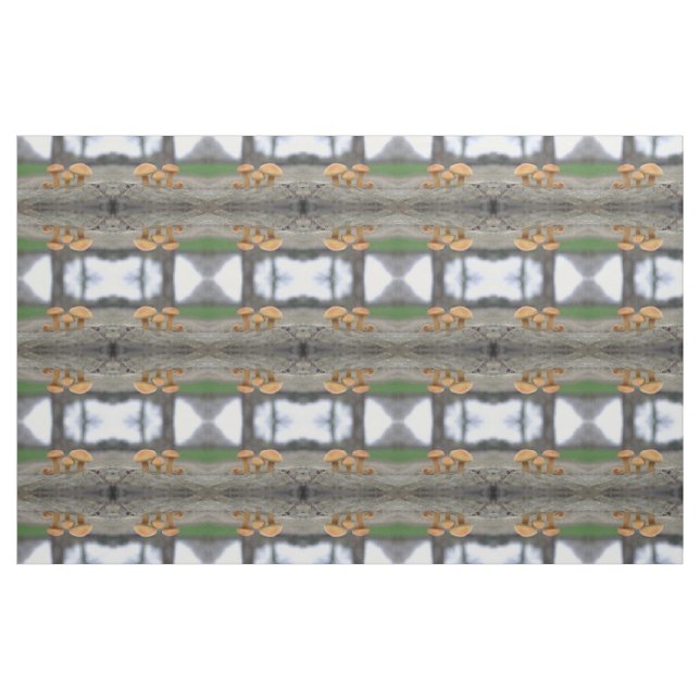 Tiny Toadstools Macro Patterned Fabric (Fat Quarter)