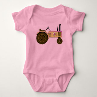 Tiny Tomboy Tractor Baby Bodysuit