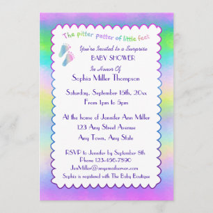 Tiny Tootsies Invitation