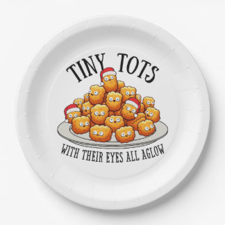 Tiny Tots Funny Christmas Plates Paper