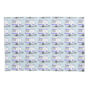 Tiny trailer gypsy caravan Thunder_Cove any colour Pillowcase