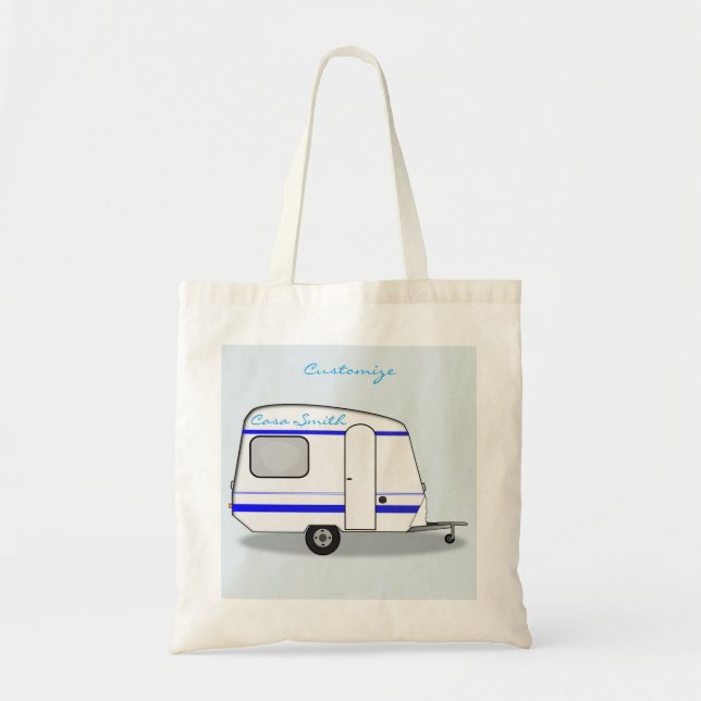 Tiny trailer gypsy caravan Thunder_Cove Tote Bag (Front)
