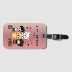 Tiny Travelers Club Luggage Tag