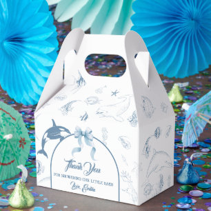 Tiny Treasures Ocean Baby Shower Favour Box