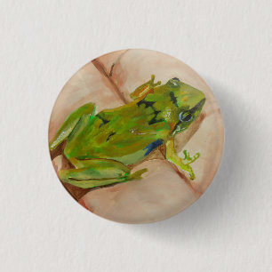 Tiny Tropical Frog 3 Cm Round Badge