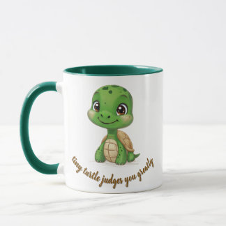 Tiny Turtle Judges You Mug