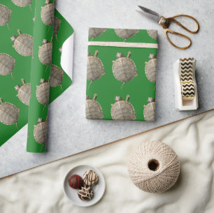 Tiny Turtles Tortoises Animal Photography Pattern Wrapping Paper