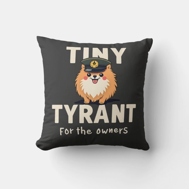 Tiny Tyrant Cushion (Front)