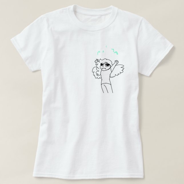 Tiny Tyto Harpy Sparks Determination  T-Shirt (Design Front)
