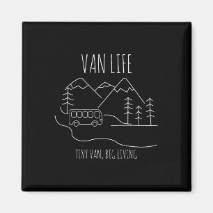 Tiny Van Big Living Magnet