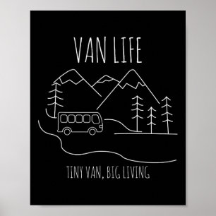 Tiny Van Big Living Poster
