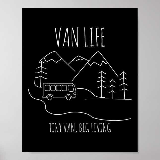 Tiny Van Big Living  Poster (Front)