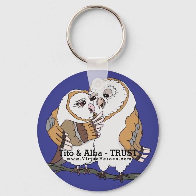 Tiny Virtue Heroes - Tito & Alba Key Chain (Front)