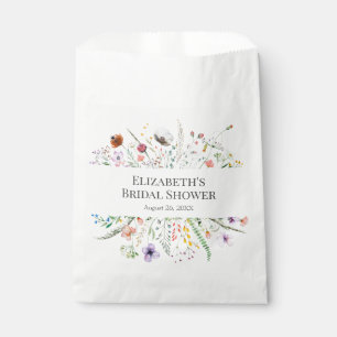 Tiny Wildflower Meadow Bridal Shower  Favour Bags