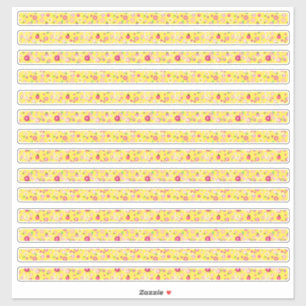 Tiny Yellow Flowers Borders 