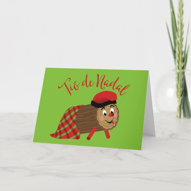 Tio De Nadal Holiday Card (Front)