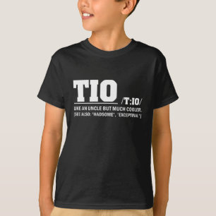 Tio Definition Father's Day Spanish Uncle T-Shirt