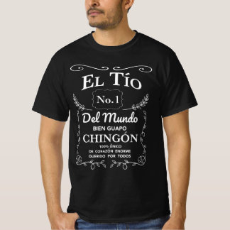 Tio Definition Funny Father's Day For Spanish Uncl T-Shirt