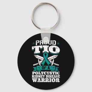 Tio Of A Polycystic Kidney Disease Warrior Uncle P Key Ring