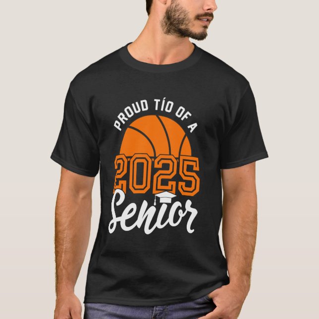 Tio Of A Senior Basketball Graduation Class of 202 T-Shirt (Front)