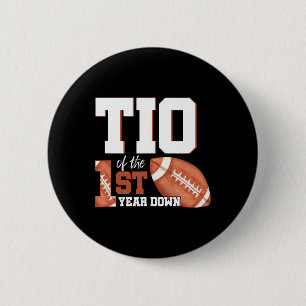 Tio Of The 1 Year Old Birthday Football 1st Year D 6 Cm Round Badge