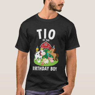 Tio Of The Birthday Boy Farm Animals Farm Theme Pa T-Shirt