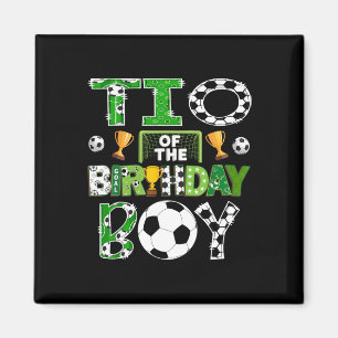 Tio Of The Birthday Boy Soccer Player Game Day Magnet