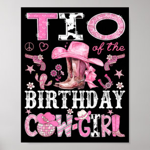 Tio Of The Birthday Cow-girl Nk Disco Rodeo Tio  Poster