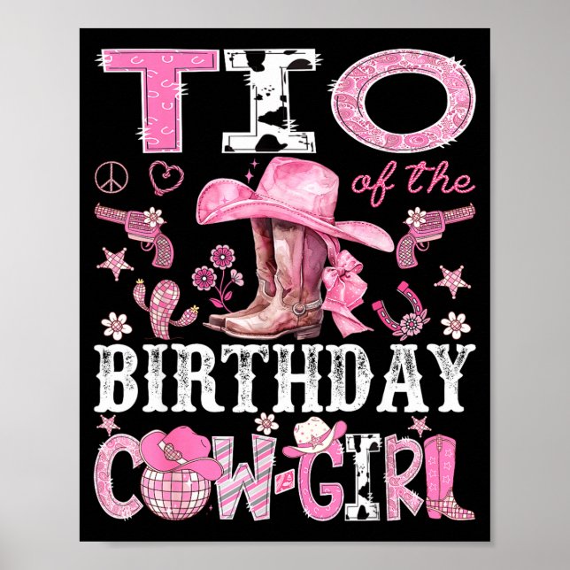 Tio Of The Birthday Cow-girl Nk Disco Rodeo Tio  Poster (Front)