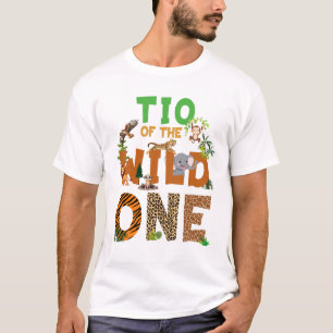 Tio Of The Birthday Wild One Safari Birthday Boy F T-Shirt