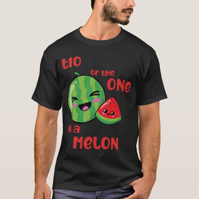 Tio One in a Melon Birthday Watermelon Theme Boy G T-Shirt (Front)