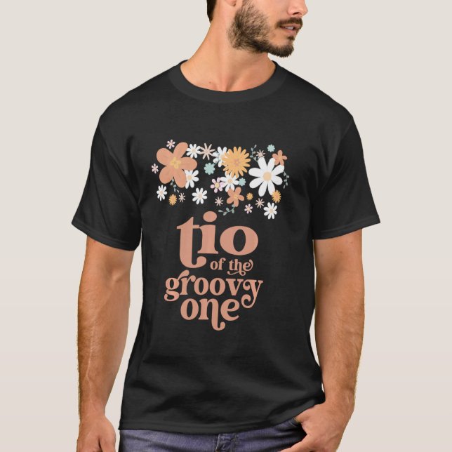 Tio Uncle 1st Birthday Groovy One First Bday Famil T-Shirt (Front)