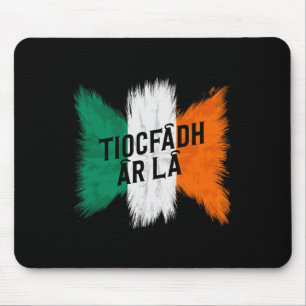 Tiocfaidh Ar La Vintage Ireland Irish Flag Irish R Mouse Mat