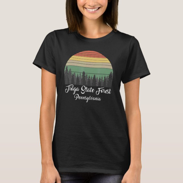 Tioga State Forest T-Shirt (Front)