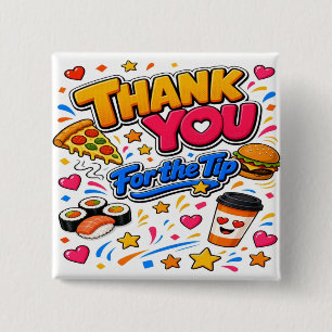 Tip 15 Cm Square Badge