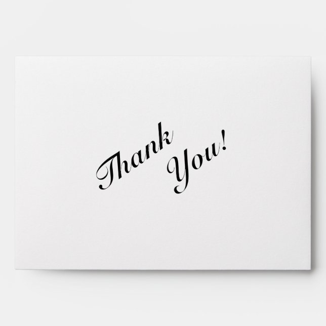 Tip Gratitude Payment Change Envelope Classic (Front)