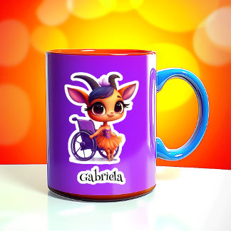 Tip Of Her Toes Personalised Vinyl Sticker