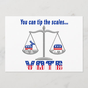 Tip the Scales Vote Invitation