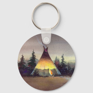 TIPI LIGHTS by SHARON SHARPE Key Ring