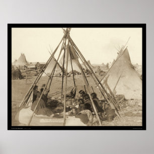Tipi of Mrs. American Horse SD 1891 Poster