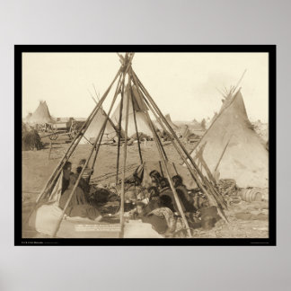 Tipi of Mrs. American Horse SD 1891 Poster
